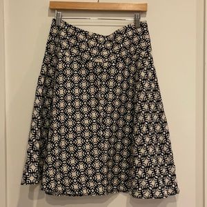 The Limited black and cream SKIRT, Size 4